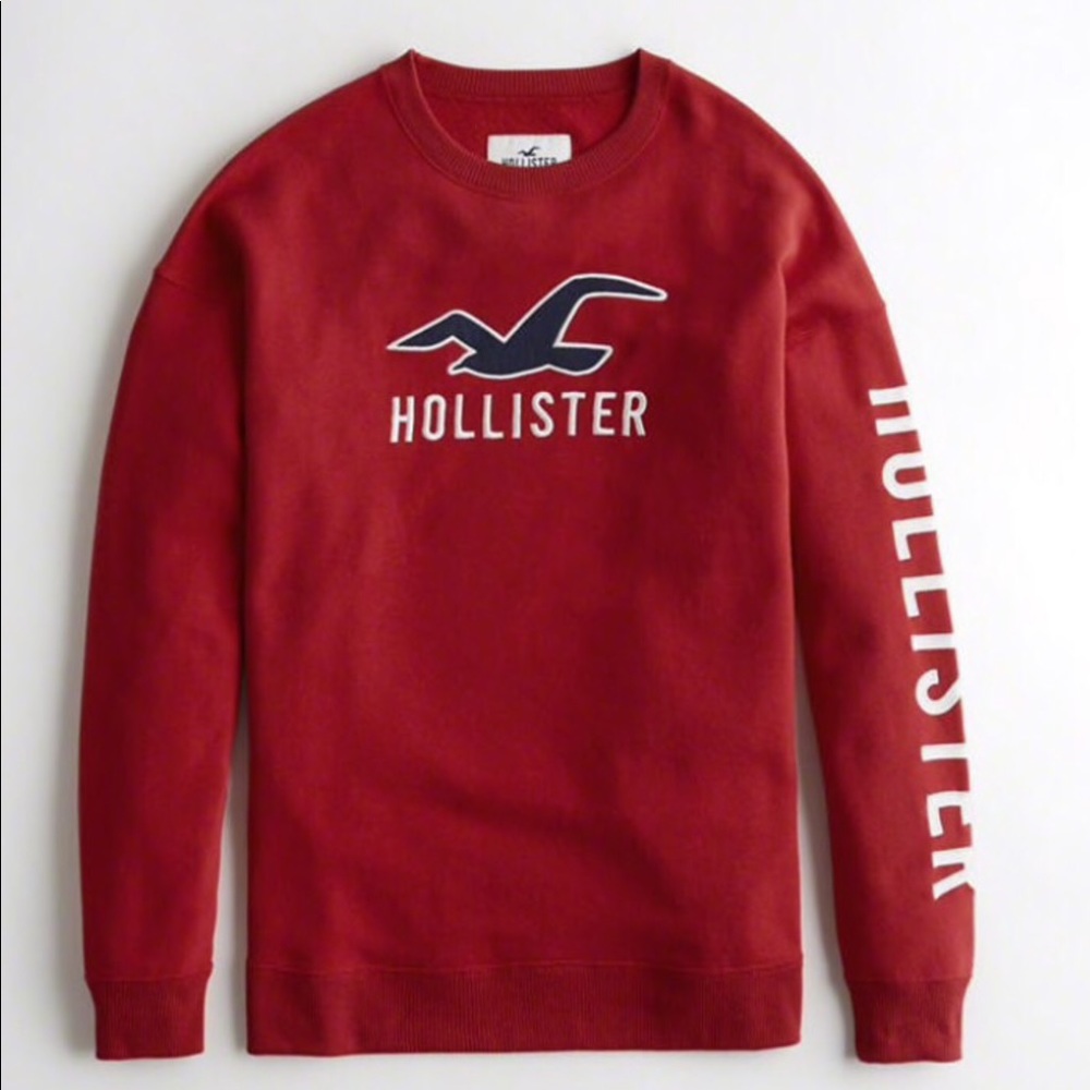 Female Oversized crewneck Hollister sweater